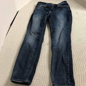 SILVER WOMENS JEANS SKINNY CROPPED SIZE W29 L26